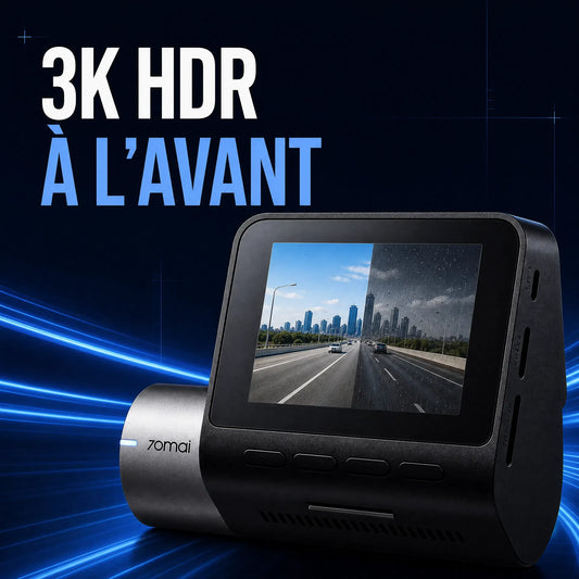 Dashcam 3K voiture avant arrière – 70mai A510