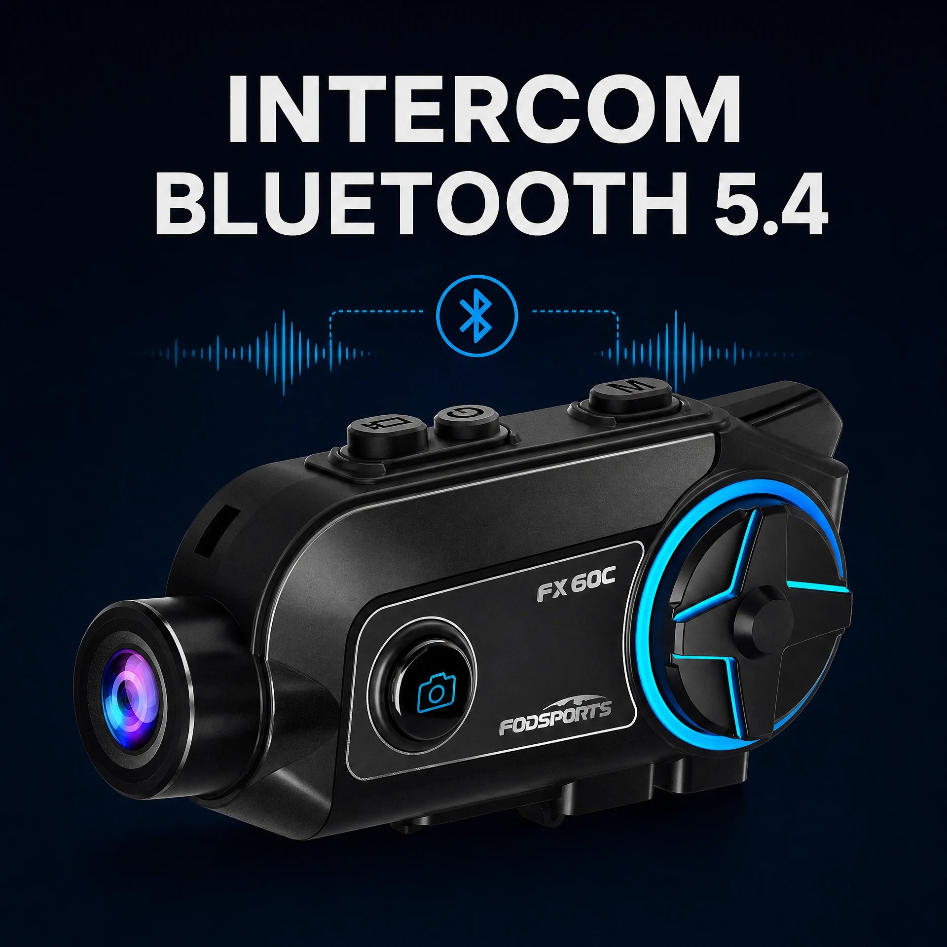 Fodsports FX60C intercom Bluetooth pour casque moto