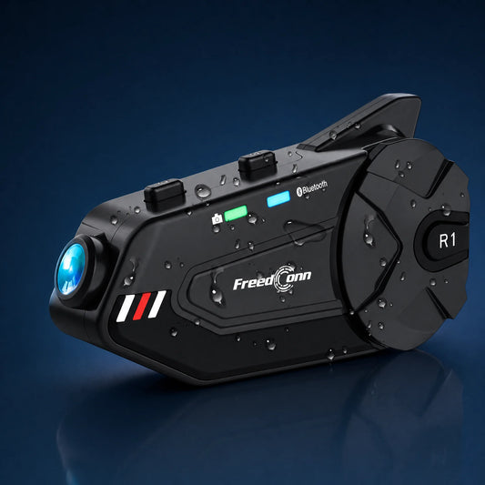 FreedConn R1 Plus caméra d’intercom moto, vue principale