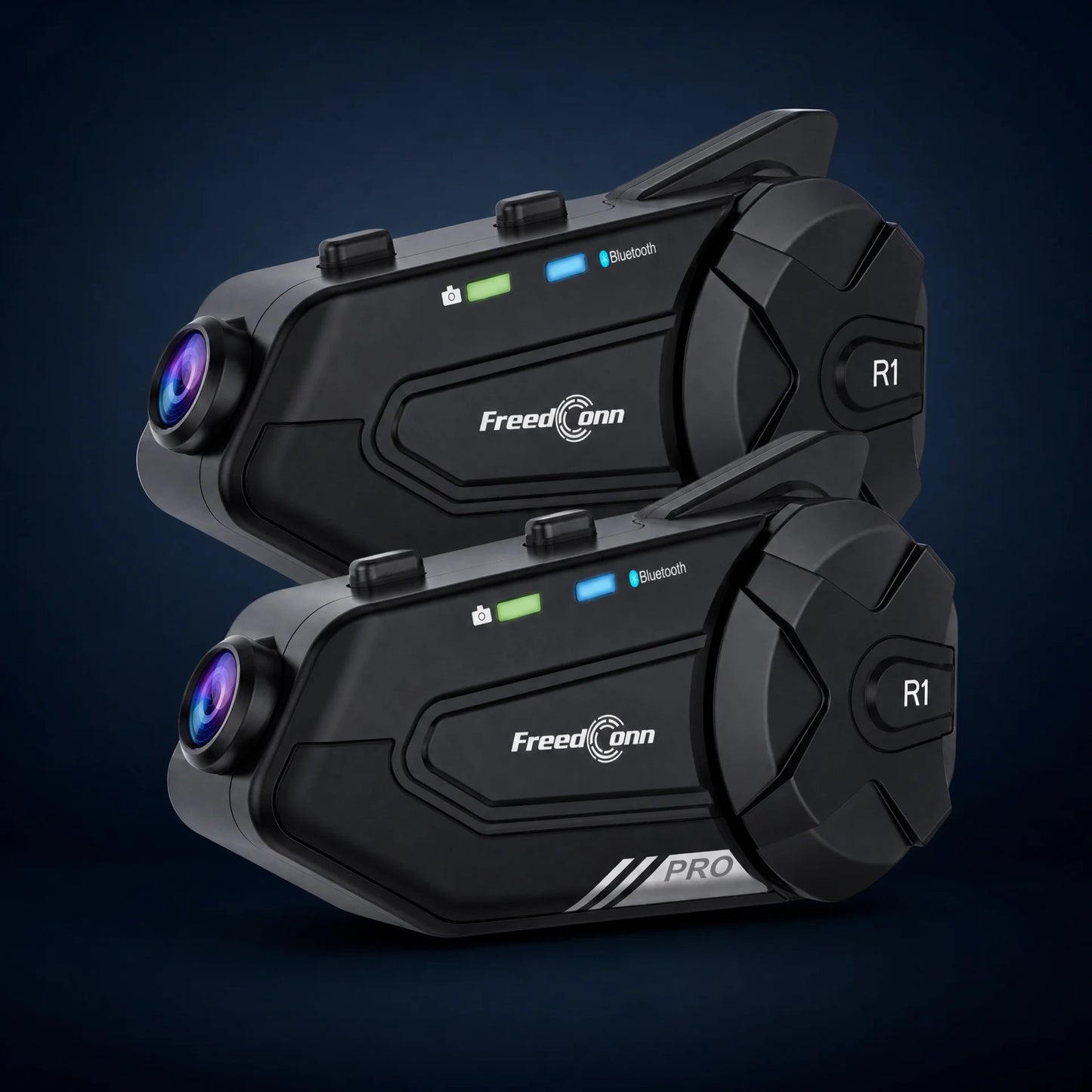 FreedConn R1 Pro caméra embarquée moto, vue principale