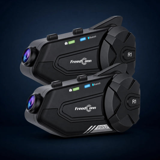 FreedConn R1 Pro caméra embarquée moto, vue principale