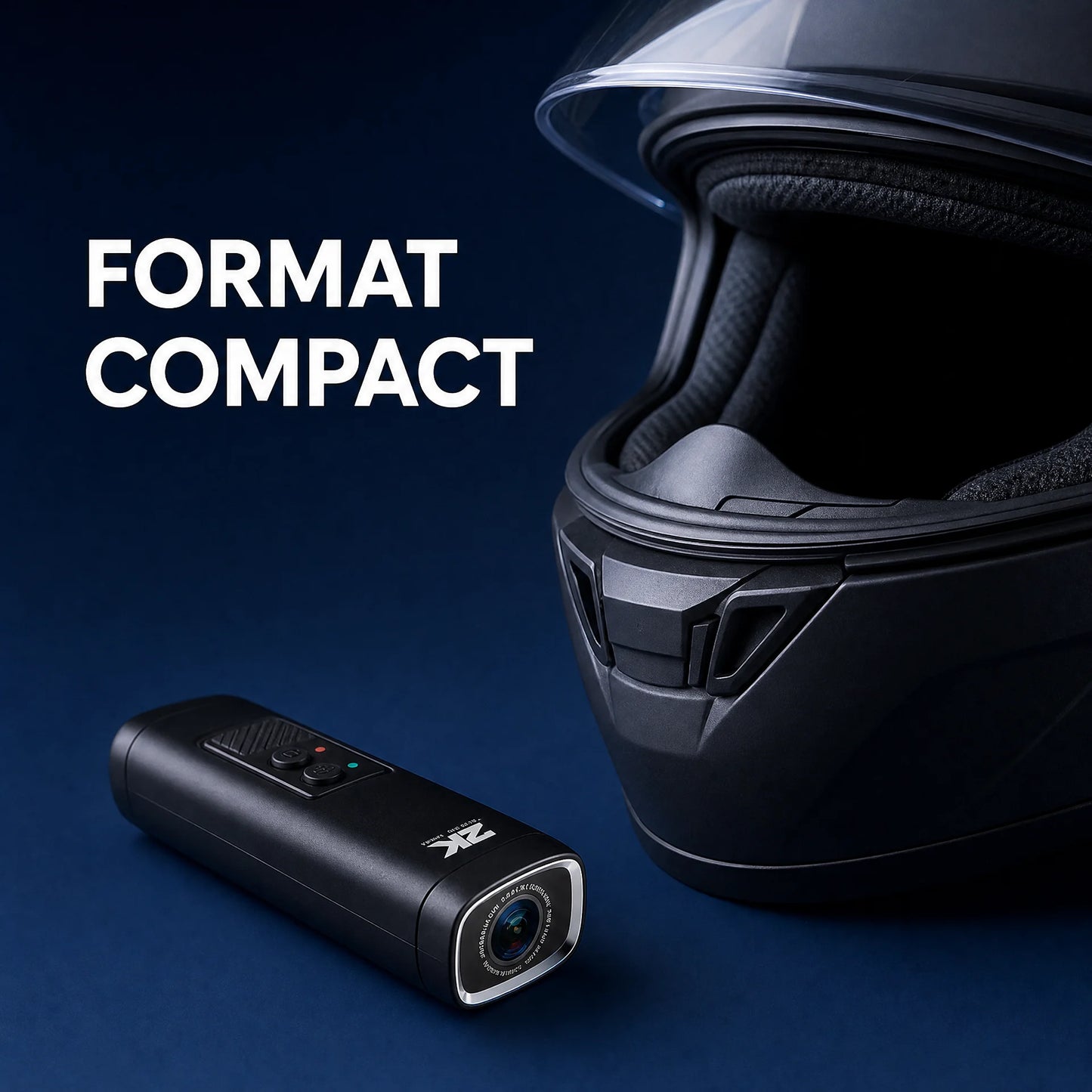 FreedConn Black Box dashcam moto au format compact