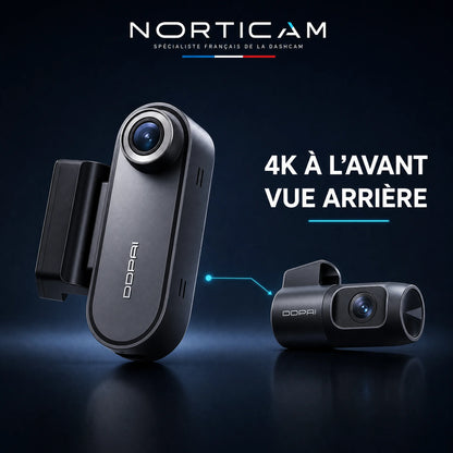 DDPAI N5 Dual dashcam 4K avant et arrière
