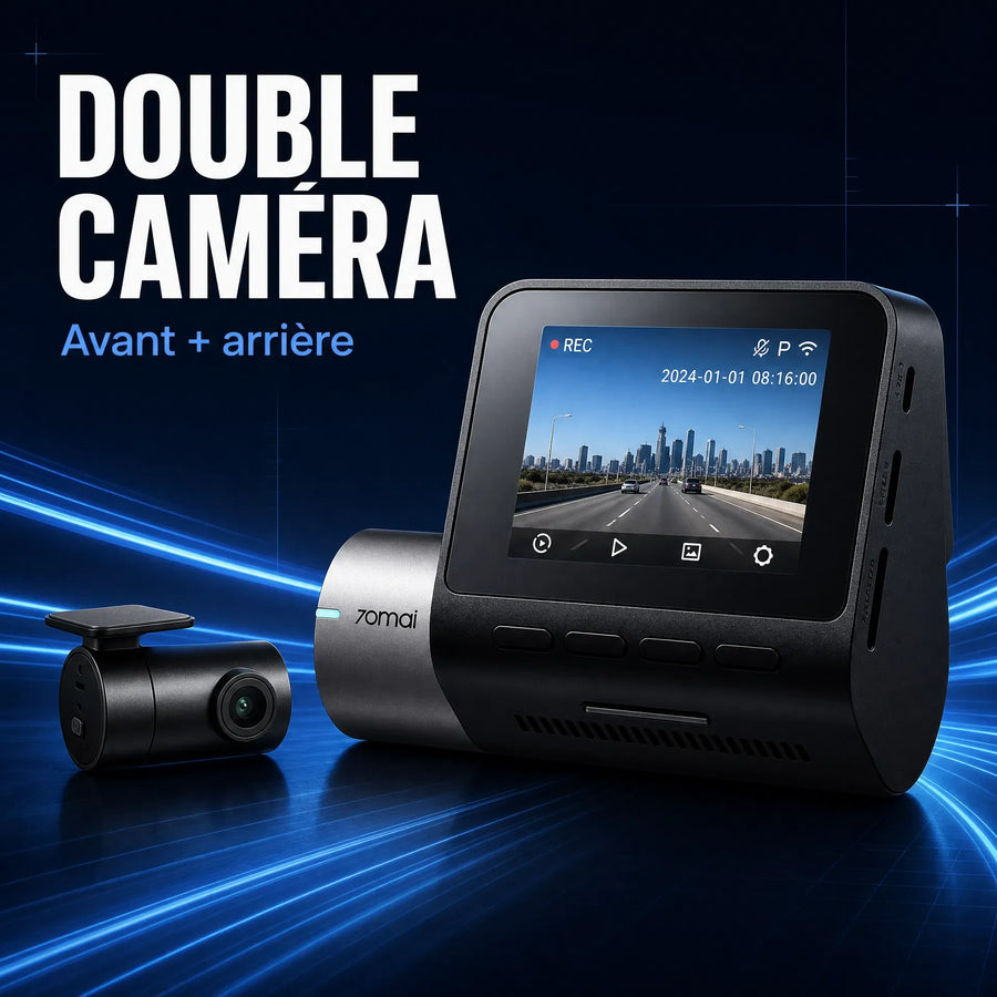 Dashcam 3K voiture avant arrière – 70mai A510