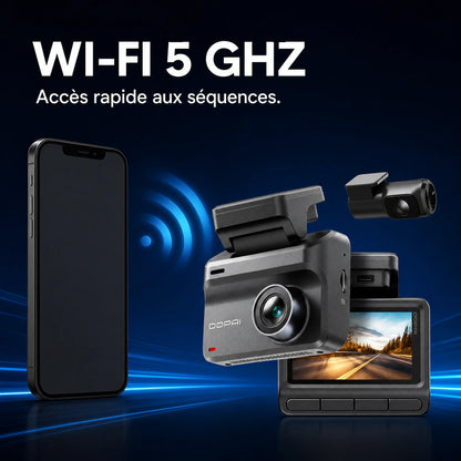 Dashcam Wi-Fi 5 GHz 4K – DDPAI Z50 Pro