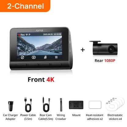Dashcam 4K GPS — 70mai A810S