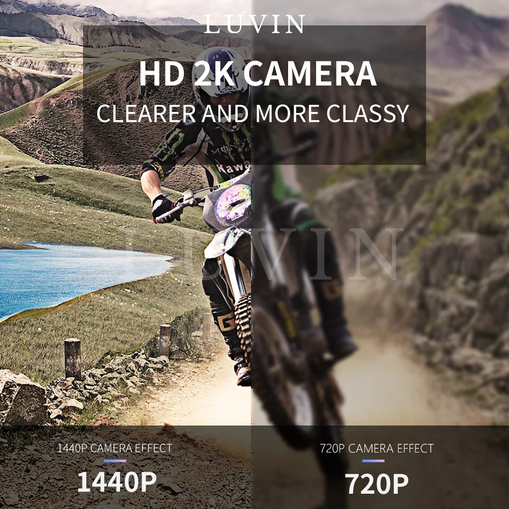 Dashcam moto 2K — FreedConn Black Box