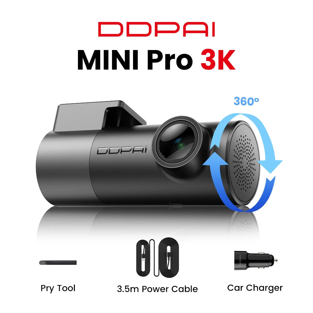 Dashcam 2K voiture — DDPAI MINI Pro