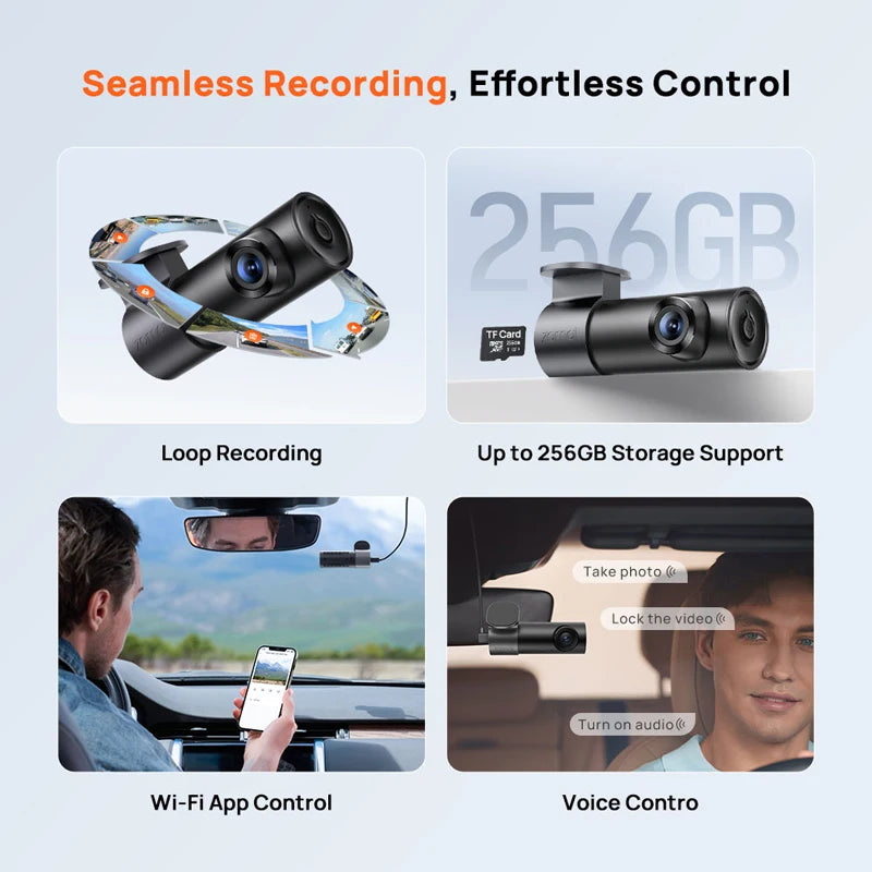 Dashcam voiture discrète 2K — 70mai M310 Plus