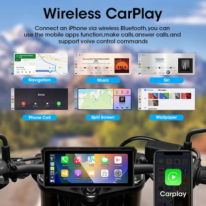 Dashcam moto 4K — Jansite 8,1 pouces