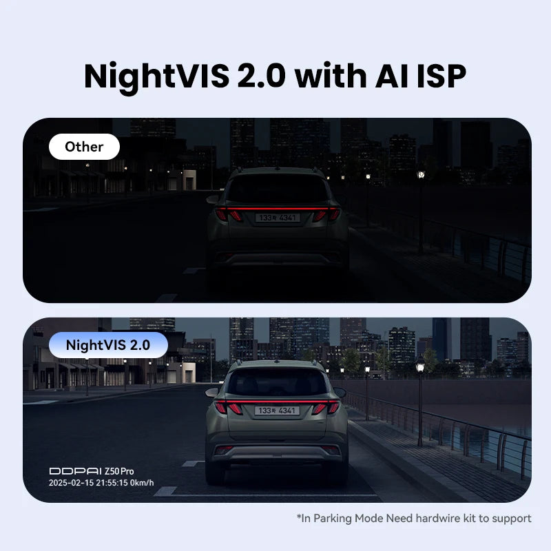 Dashcam Wi-Fi 5 GHz 4K – DDPAI Z50 Pro