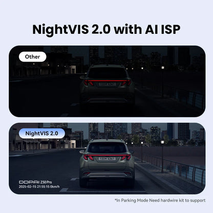 Dashcam Wi-Fi 5 GHz 4K – DDPAI Z50 Pro