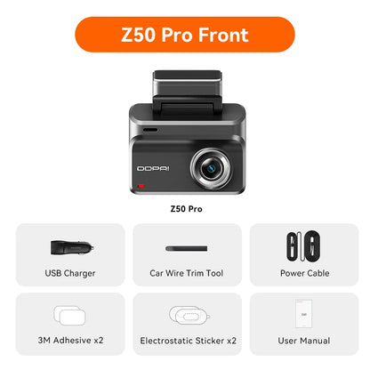 Dashcam Wi-Fi 5 GHz 4K – DDPAI Z50 Pro
