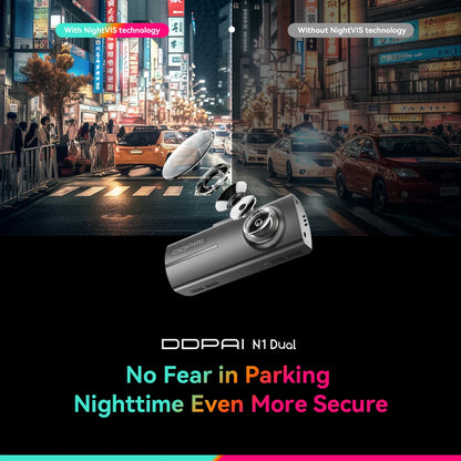 Dashcam avant arrière — DDPAI N1 Dual