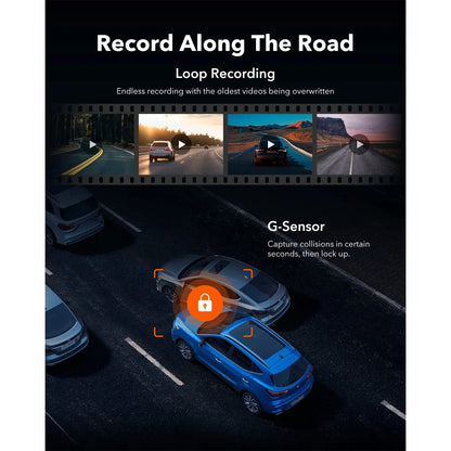Dashcam rétroviseur sans fil 4K — WOLFBOX G930