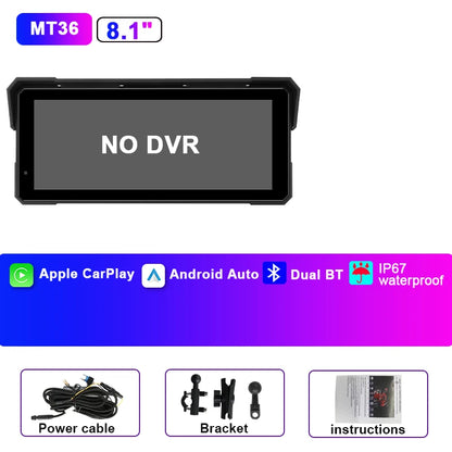 Dashcam moto 4K — Jansite 8,1 pouces