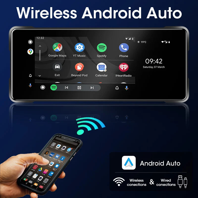 Dashcam moto CarPlay 6,86 pouces – JMCQ DVR