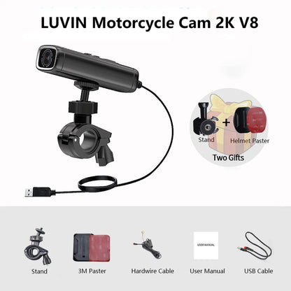 Dashcam moto 2K — FreedConn Black Box