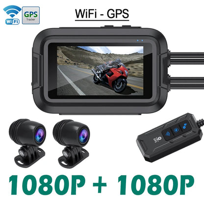 Dashcam moto avant arrière — Kocam DVR 1080p