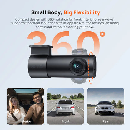 Dashcam voiture discrète 2K — 70mai M310 Plus