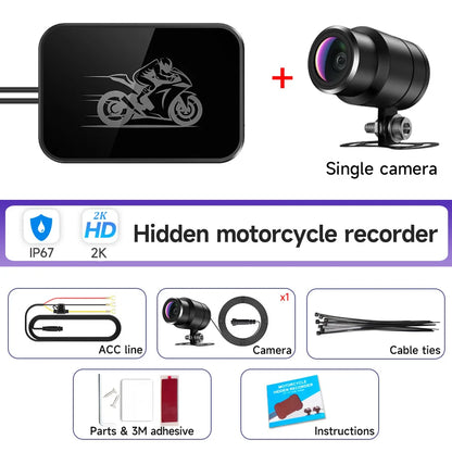 Dashcam moto double caméra — JIUYIN 1080p