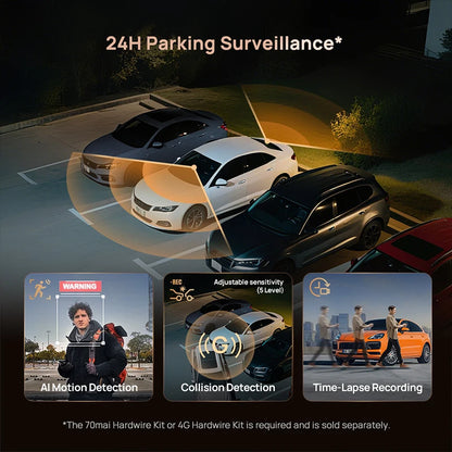 Dashcam 4K GPS — 70mai A810S