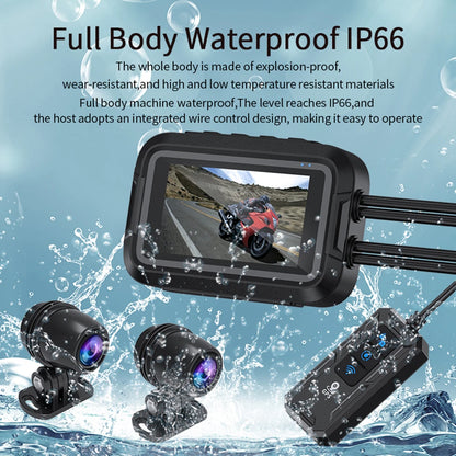 Dashcam moto avant arrière — Kocam DVR 1080p