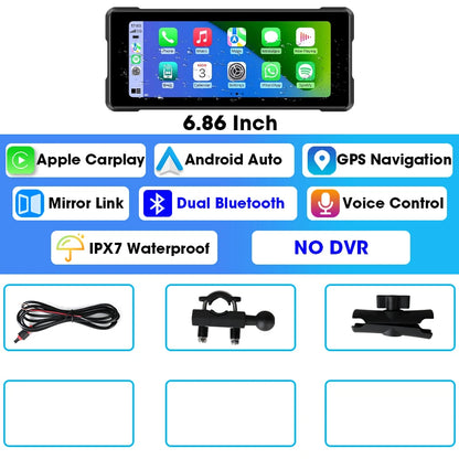 Dashcam moto CarPlay 6,86 pouces – JMCQ DVR