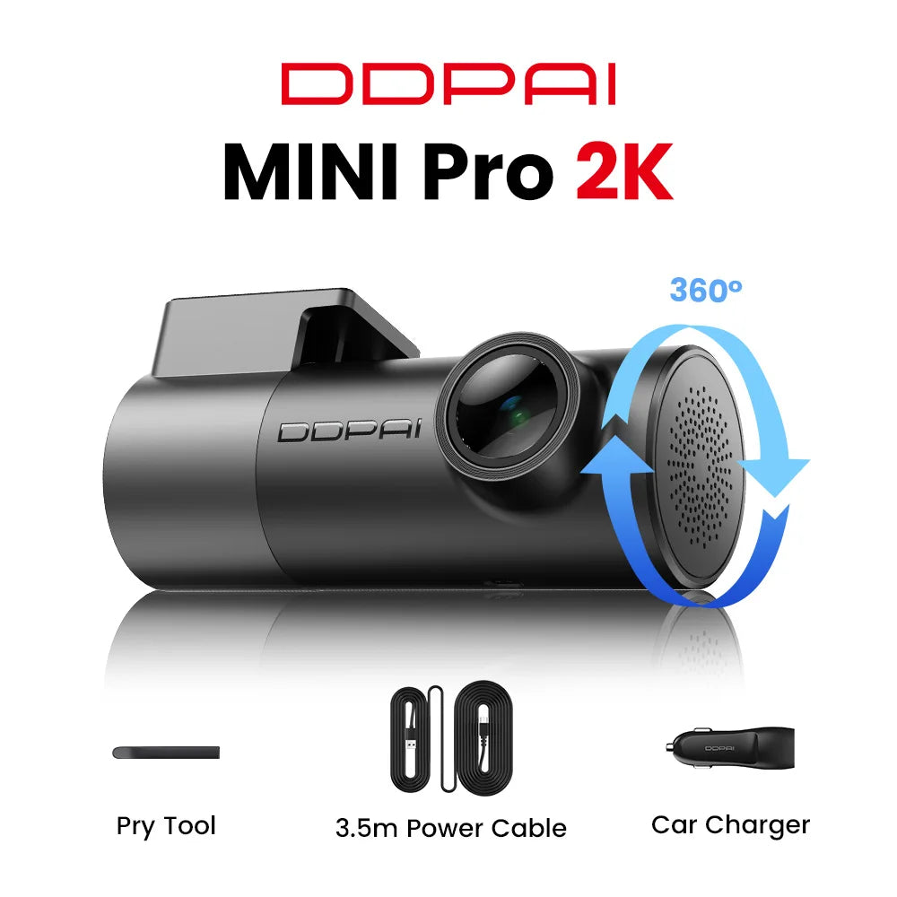 Dashcam 2K voiture — DDPAI MINI Pro