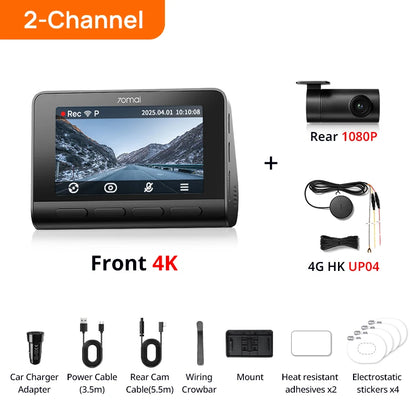 Dashcam 4K GPS — 70mai A810S