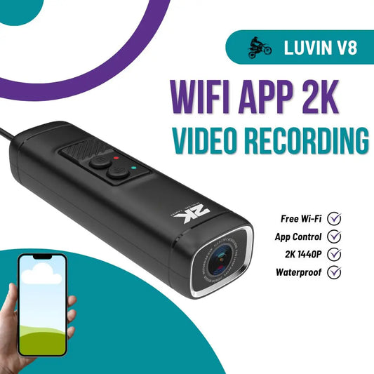 Dashcam moto 2K — FreedConn Black Box