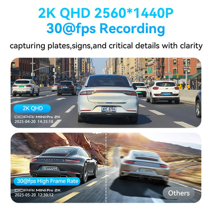 Dashcam 2K voiture — DDPAI MINI Pro