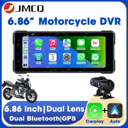 Dashcam moto CarPlay 6,86 pouces – JMCQ DVR