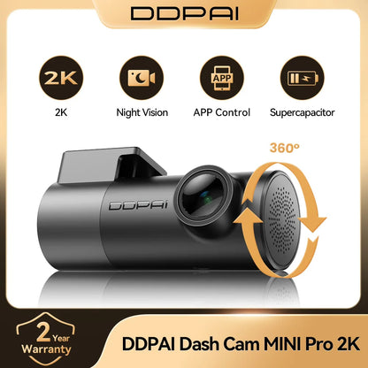 Dashcam 2K voiture — DDPAI MINI Pro
