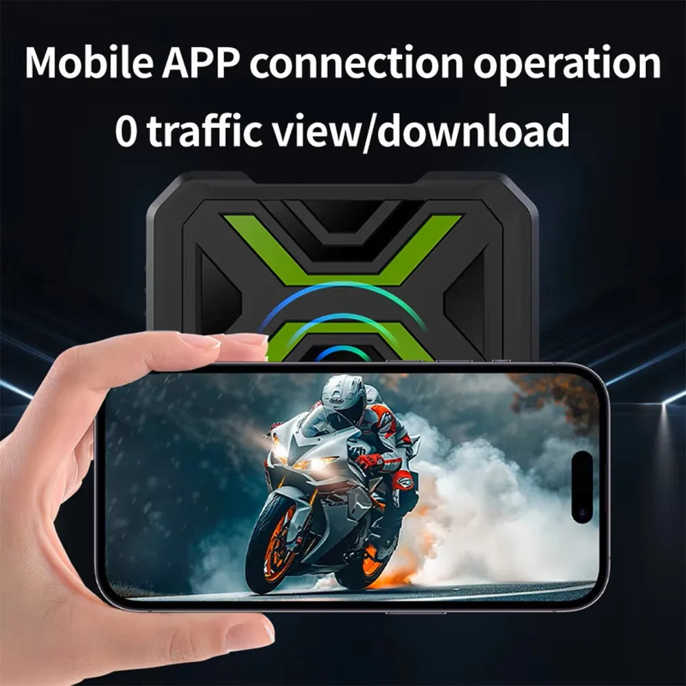 Dashcam moto double caméra — JIUYIN 1080p