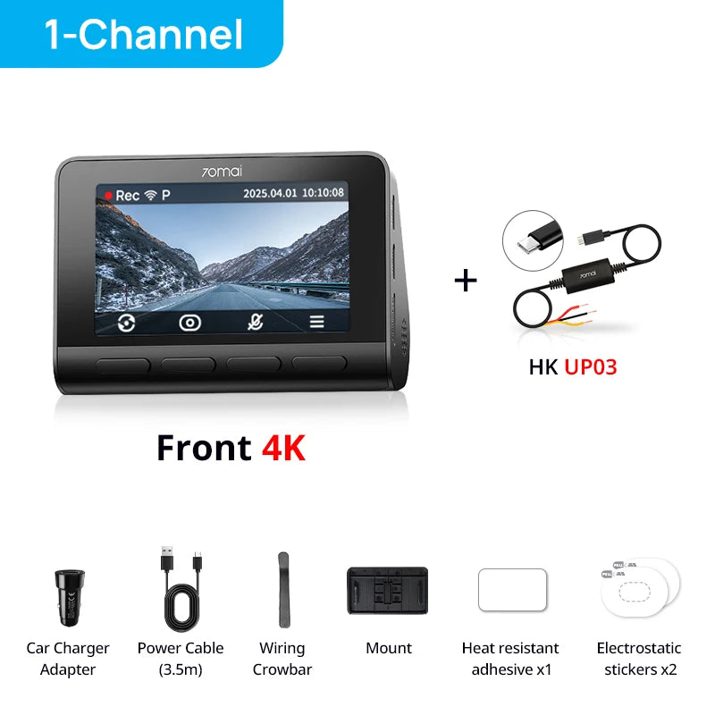 Dashcam 4K GPS — 70mai A810S