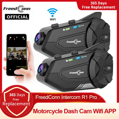 Dashcam moto sans fil — FreedConn R1 Pro