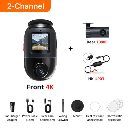 Dashcam voiture 360° 4K — 70mai X800 Omni
