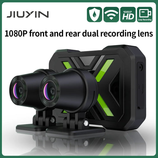 Dashcam moto double caméra — JIUYIN 1080p