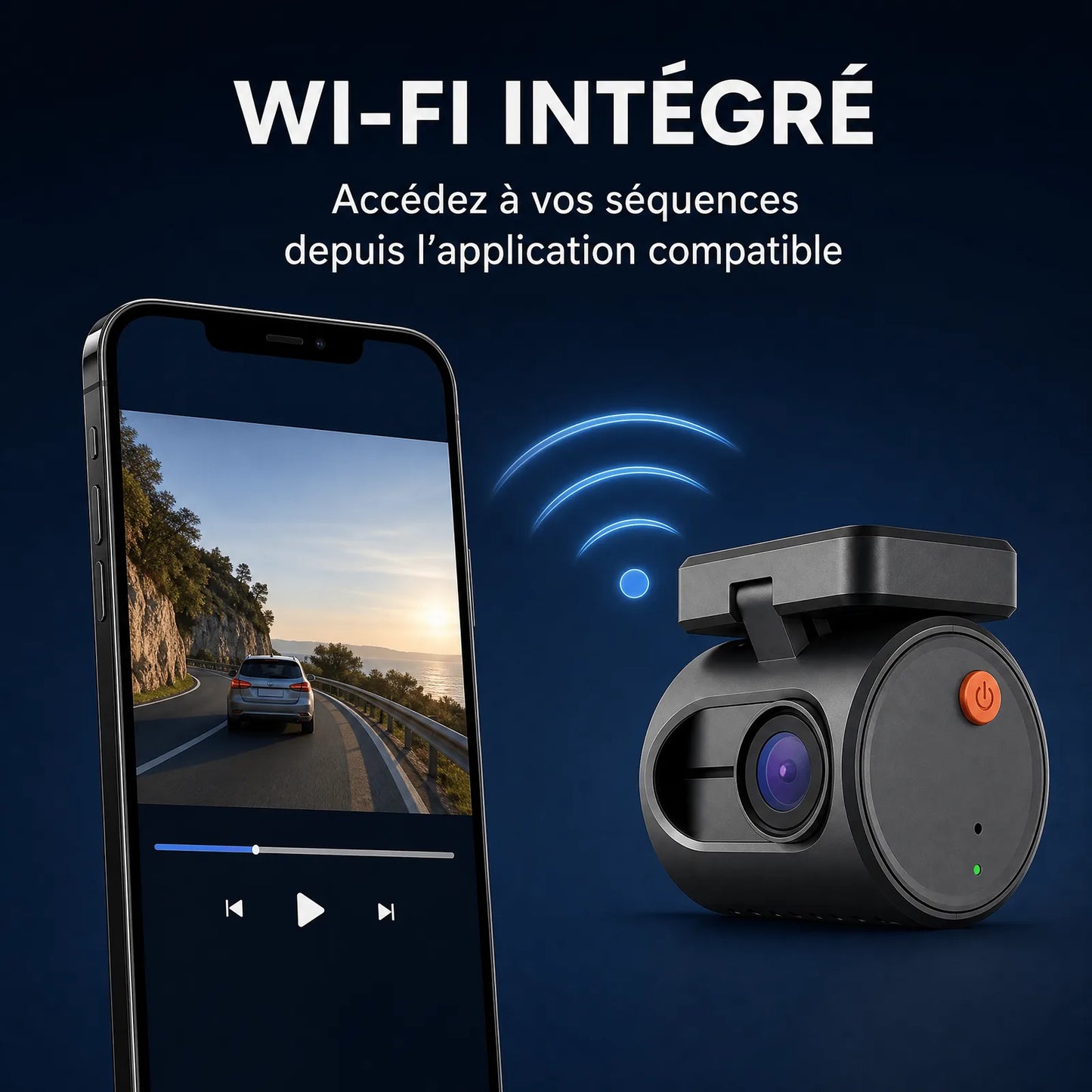 Dashcam voiture mini 2K — KAWA MINI3