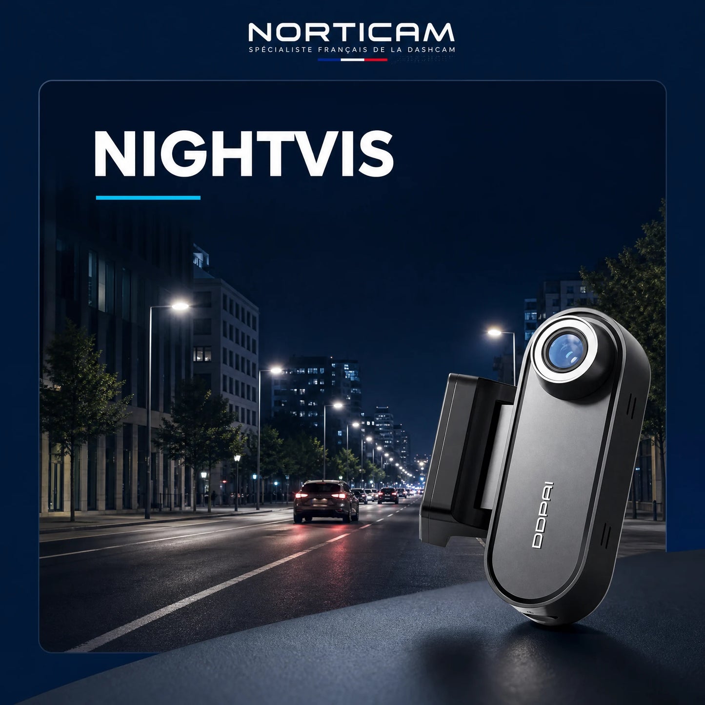 DDPAI N5 Dual dashcam avec vision nocturne NightVIS