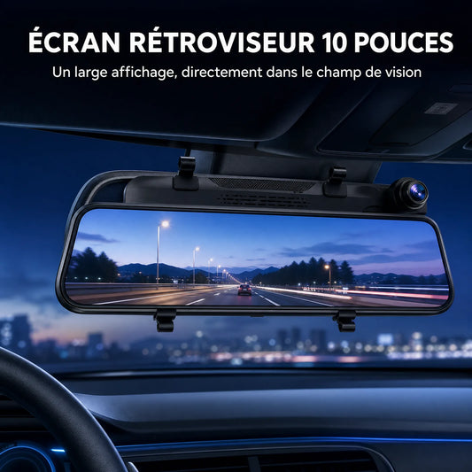 Dashcam rétroviseur sans fil 4K — WOLFBOX G930
