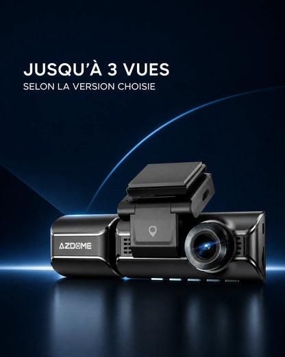AZDOME M550 Pro jusqu’à trois vues selon version