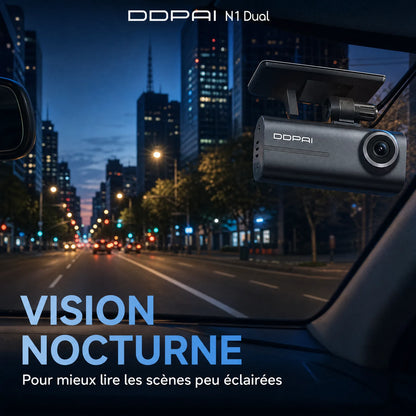Dashcam avant arrière — DDPAI N1 Dual