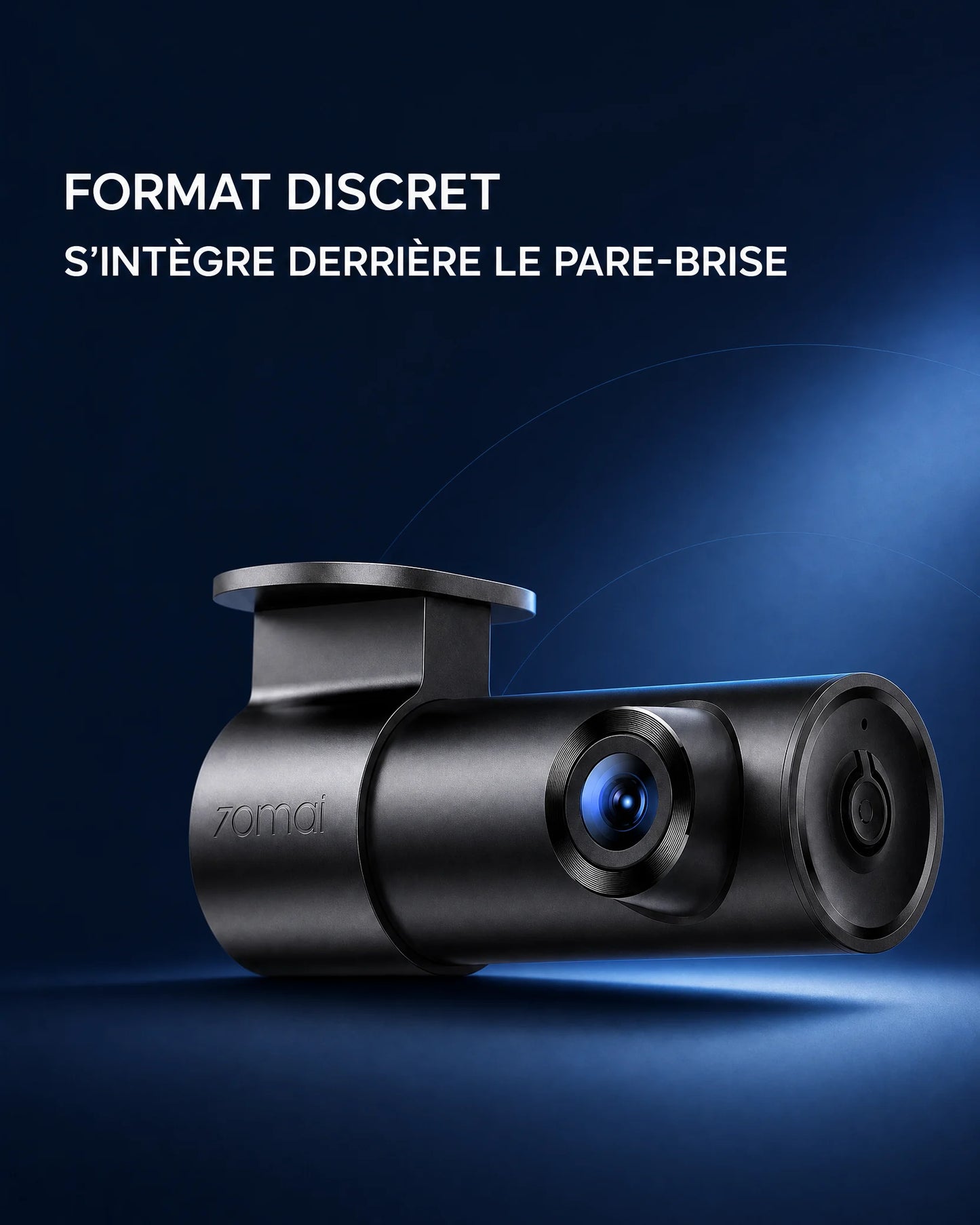 70mai M310 Plus, format discret pour pare-brise