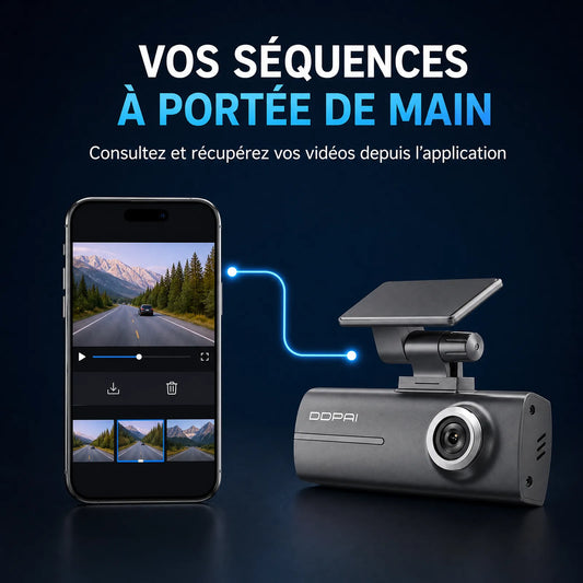 Dashcam avant arrière — DDPAI N1 Dual