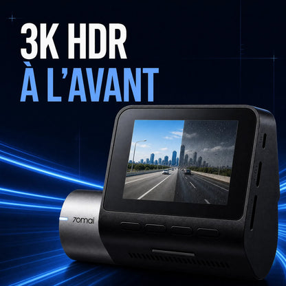 Dashcam 3K voiture avant arrière – 70mai A510