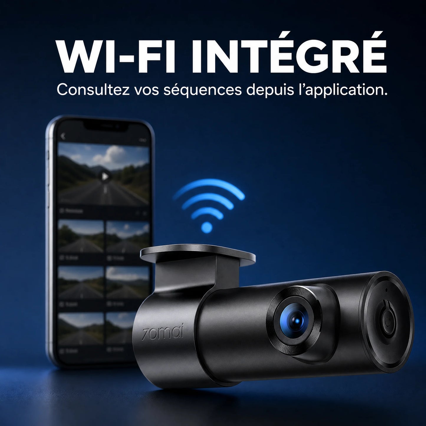 Dashcam voiture discrète 2K — 70mai M310 Plus
