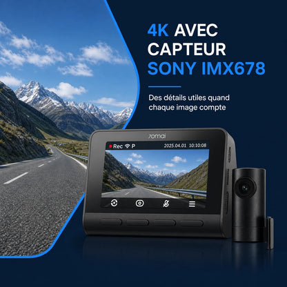 Dashcam 4K GPS — 70mai A810S