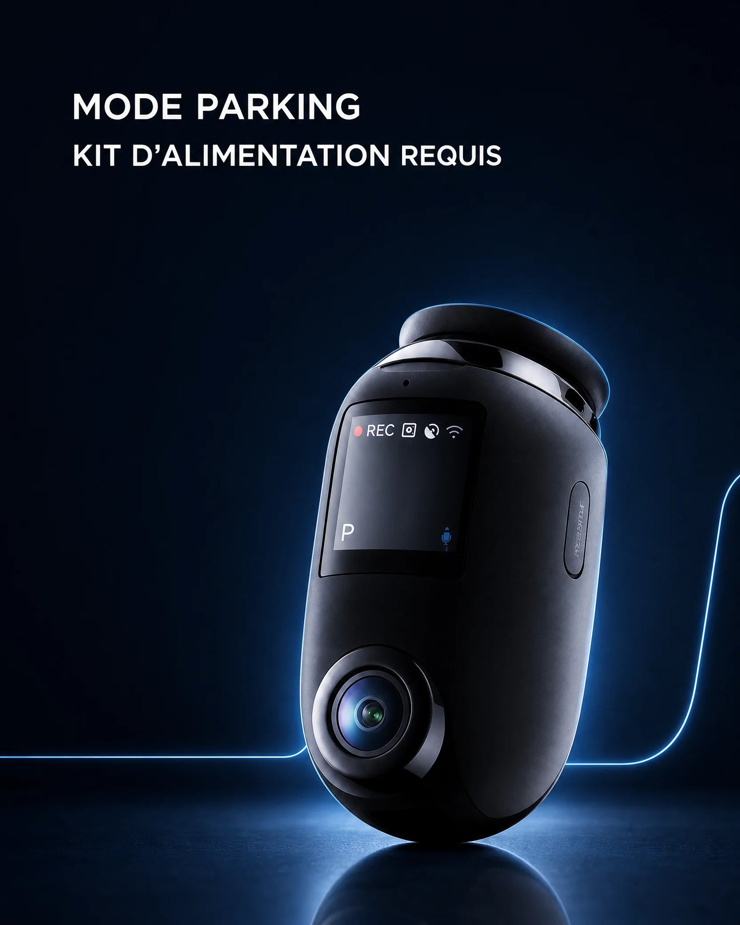 70mai X800 Omni, mode parking avec kit d’alimentation requis